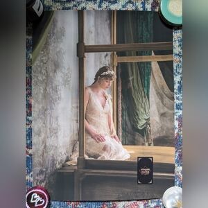 Taylor Swift "dropped your hand while dancing" evermore era lithograph poster